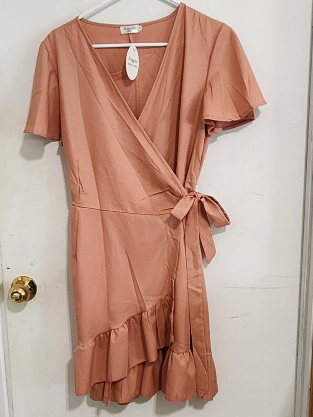 Naggoo Ladies Wrap Around Dress, Size Med